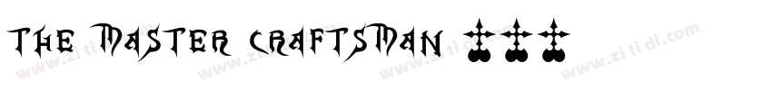 the master craftsman字体转换
